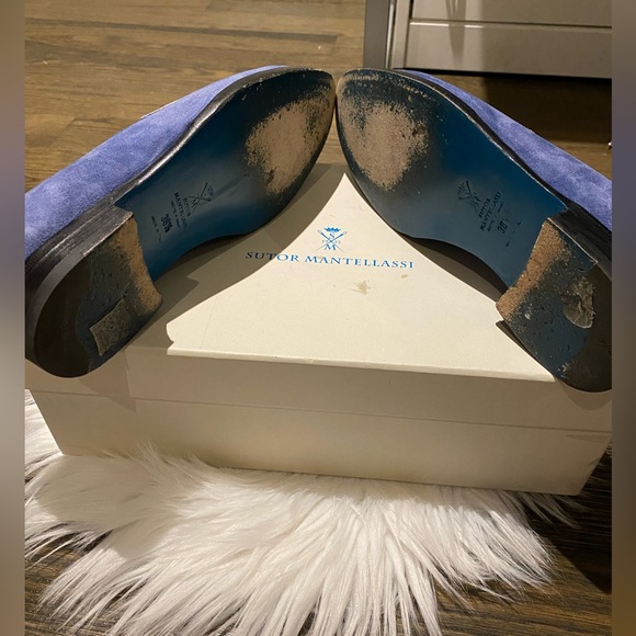 Sutor Mantellassi Suede Loafers - Picture 4 of 10
